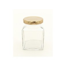 퀼트스타 [레진아트] 미니 사각 유리병 비즈 구슬 악세사리 보관케이스, 1개, 투명