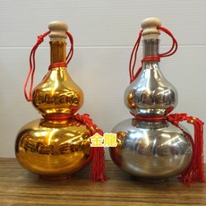 金龍佛具 白鐵酒壺 葫蘆酒壺, 1個, 白鐵無字款