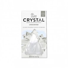 美國CRYSTAL 長效淨味礦物鹽身體除臭石140g-無香, 1個