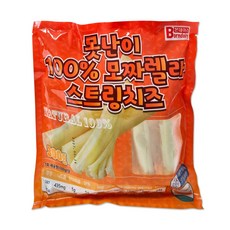 자연산 100프로 못난이 모짜렐라 스트링 치즈 300g(치즈핫도그 치즈스틱)