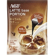에이지에프 라떼 베이스 포션 커피 카라멜, 24개입, 1개