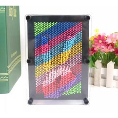 彩色迴紋針藝術造型玩具, 彩虹七彩方形塑膠手模, 1個