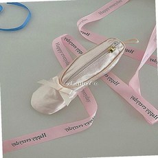 상큼한 포인테 토슈즈롤케이스 발레슈즈 핑크 학생 필통 서류정리 주머니