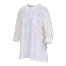 마코 (여성)심플 포켓 디자인 티셔츠_MLW1TR02 3081133