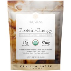 트루바니 비건 프로틴 파우더 프로틴+에너지 바닐라 라떼 450g TRUVANI