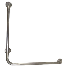 【DIY合作社】正304不鏽鋼L型扶手 浴室廁所安全扶手 無障礙馬桶扶手, 金屬, 1個