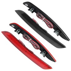 TOTMOX 후면 범퍼 반사판 레드 라이트 LED 조명 램프 2014-2016 BMW 520i와 호환 - 렌즈, TOTMOX 후면 범퍼 반사판 레드 라이트, LED 조