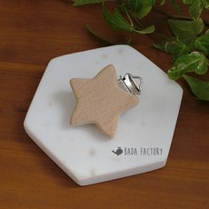 바다팩토리 별모양 우드클립, 1개