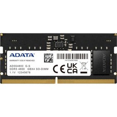 ADATA 프리미어 32GB (1개 32GB) DDR5 4800MHz CL40 PC538400 262핀 SODIMM 메모리 램 벌크(AD5S480032GB), 32GB(1x32GB)_4800MHz, 1개