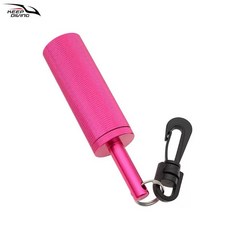 【小島生活】鋁合金潛水搖鈴 水下發聲器 高頻信號 - 台灣現貨, 玫紅, 1個