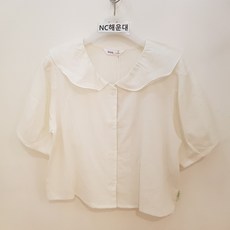 [소이주니어] 프릴 카라 크롭 블라우스 23m5652iv 여아 여름상품 초특가