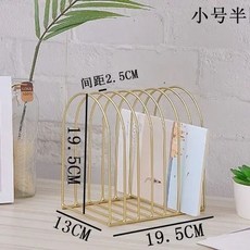 미니 책홀더 로즈 간이 앵글 철제 골드 책꽂이, 1개, E. 작은 금화 9.5x3x9.5 mm