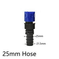 4/7 8/11 Pe 튜브 조인트 가시 피팅 커넥터 1/4 "3/8" 1/2 "3/4" 1 인치 커플링 정원 급수 호스 F용 16mm 20mm 25mm, 10 25MM