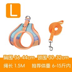 토끼 산책용 안전로프 오렌지그린 5kg 가슴줄 기니피그 반려용품 토끼목줄 친칠라 S 05, C. 초경량 및 파손 방지오렌지색과 녹색 조합, 1개