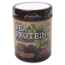 FUSION DIET SYSTEMS 高品質豌豆蛋白粉 巧克力花生醬口味, 1個, 516克