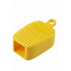 실리콘 미니빨래판 속옷 아기옷빨래, 1개, 노랑