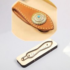 가죽 공예 원피스 열쇠 고리 절단 다이 나이프 몰드 다리미 블레이드 커터, 01 knife mold