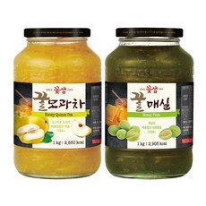 꽃샘 꿀모과차 +꿀매실차 (액상차)