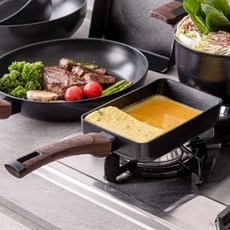 실바트 까리노 고농축 인덕션 사각 프라이팬 18cm 궁중 에그 계란말이 계란후라이 멀티팬 209928, 까리노 사각팬(소형) 18cm209928