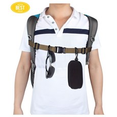 백팩 가방 가슴 고정 끈 버클 클립 스트랩