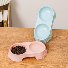 길냥이밥그릇 반려견그릇 강아지물그릇 고양이사료그릇, 블루