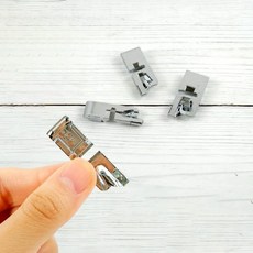 말아박기 노루발 원터치 미쓰마끼 미스마끼 쉬폰 얇은 원단 미싱 밑단 작업 3/4/6mm, C 6mm