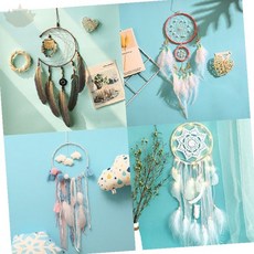 오렌지 마켓 드림캐쳐소품 드림캐쳐장식 인테리어 핸드메이드 도매큐 모음 LED 드림캐처 드림캐쳐, 12)LED 핑크블라썸 드림캐쳐