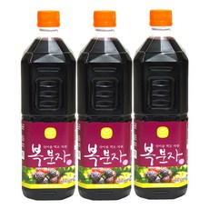 자연미소 복분자즙 1L 3병(페트병) 토종 복분자, 3개