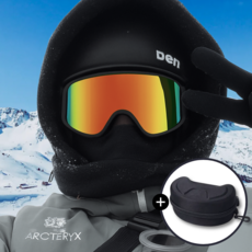 레츠굿 안경병용 스키 고글 케이스 포함, 무지개