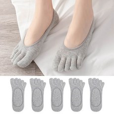프로암스 자체제작 여성용 순면 발가락 누드덧신