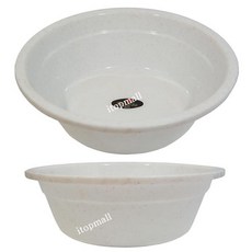 대일 마블 목욕 대야 1호 2호 3호 4호 다용도 바가지 욕실 용품 샤워 목욕 대야, ( 3호 30.5x10.2cm ), 1개