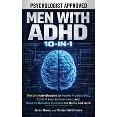 (英文圖書)Men with ADHD 10-in-1: The Ultimate Blueprint to Master Productivity Control Yo... 精裝版, Vivian Whitmore, 英文