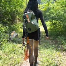 DOOP 路亞路亞包 防水單肩揹包 雙肩多功能釣魚包 戶外大容量專業釣魚裝備, 軍綠色釣魚單肩包DOOP