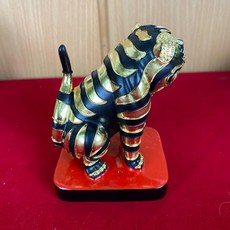 京綸 3寸6 金虎爺 生風 虎爺公 虎爺將軍 虎爺神像 招財虎 鎮宅, 無披風,3寸6