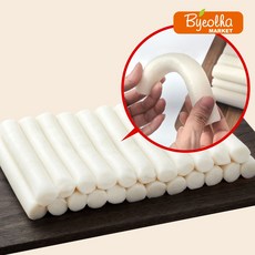 별가식품 당일생산 말랑이 쌀 가래떡 2kg 업소용 분식재료 떡 떡꼬치 소떡소떡 라볶이 물떡 간식 한국디저트, 1개