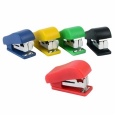종이고정 스테플러 종이스템플러 문서고정 미니 스템플러 컬러, 본상품