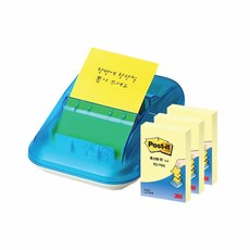 3M 포스트 잇 팝업 디스펜서 KR-2003 점착식 메모지 51x76mm 리필3패드 (1개입), 개 (1개입)