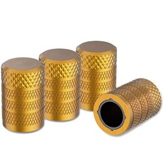 알루미늄 벨브 스템 캡 헤비 듀티 타이어 방진 공기 방지 밸브 커버 자동차 suv 트럭 오토바이 자전거용, Gold 2