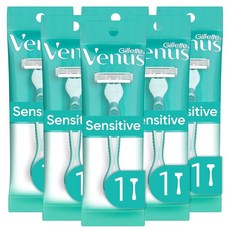 Venus Simply 3 민감성 일회용 면도기 6팩, Venus Simply 3 민감성 일회용 면도기, 6팩