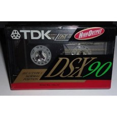 TDK DSX 90 빈 카세트 테이프