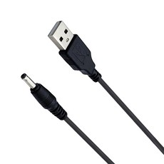 티테크 USB 3.5 전원 케이블 1M T-UD35135-1M 외경3.5mm 내경1.35mm DC 5V 전원, 1개