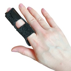 손가락 보호대 새끼손가락 부목 깁스 아대 마디 지지대 블랙, 1개