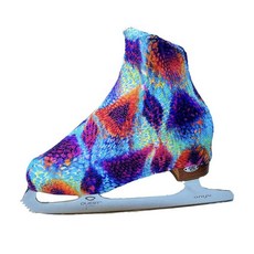 Ice Fire 스케이트 부츠 커버 1쌍 얼음/피규어/롤러 스케이트용 내구성 있는 프로텍터 범용 사이즈 액서리 - 코브라 스타일 [호환]