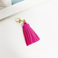 18컬러 3cm 인조 스웨이드 태슬, 1개, 로즈핑크