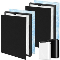 FCFMY OKAYSOU 교체 HEPA 호환되는 탄소 공기 8L 청정기와 AIRMAX, 3 2Packs 3in1 Blue UltraFilter