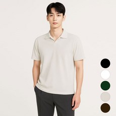 바쏘옴므 오픈 카라 PK 반팔 티셔츠 5color 711175