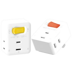 保護傘安全壁插 2P 一切3座 獨立開關插座-PU-0131-台灣製, 1個, 一切3座(顏色隨機出貨), 白色