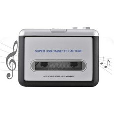 Zopsc 카세트어댑터 레트로 변환기 헤드폰이 있는 휴대용 카세트에서 MP3 변환기로 USB 카세트 테이프를 PC CD 스위처 전송 오디오 음악 플레이어 캡처