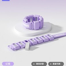 RUNWE 負重手環 隱形健身裝備, 幻紫 一對裝 1磅約0.25kgX2 手腳通用, 1g