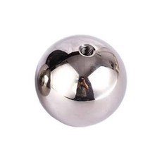 1개 M10 암나사 304 스테인리스 스틸 드릴볼 16mm 17 18 20 25 30 45mm - 60mm 하프홀 블라인드홀 매끄러운 솔리드볼 비즈(45mm), 1개 M10 암나사 304 스테인리스 스틸 드릴볼 16